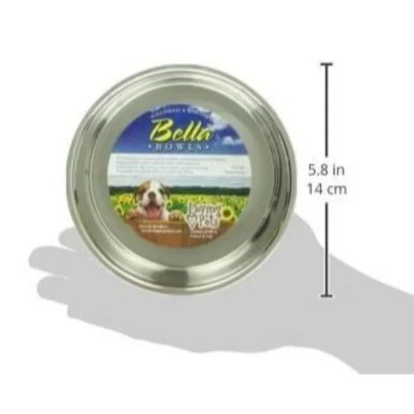 NEW I LOVE MY DOG Food Bowl in Steel Blue NEW, cat, dog, reptile, bird - Picture 2 of 3